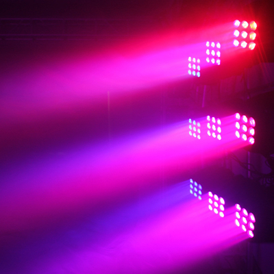 3x3 luce professionale 9x10W RGBW 4 della matrice del pannello LED in 1 luce del carrello per la discoteca del DJ