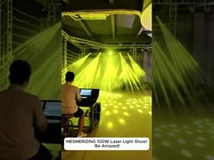 Spingendo i Limiti con un Laser da 100W a Testa Mobile | Spettacolo di Luci Incredibile