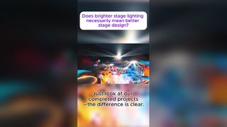 Un’illuminazione scenica più brillante significa necessariamente una migliore scenografia?