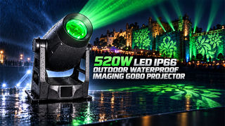 Proiettore Imager LED da 520 W Proiettore Gobo per esterni IP66