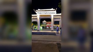 Rendering del progetto di illuminazione e installazione effettiva
