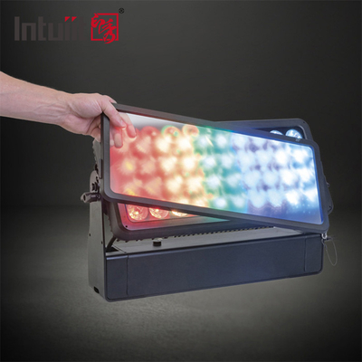 Faretto City Color LED RGBW 40*10W per esterni, effetto Beam Wash Strobe, impermeabile IP65, illuminazione a parete, modalità di controllo DMX512