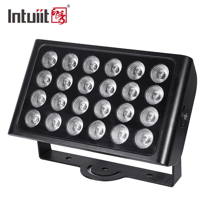 Luce di alluvione LED esterna Faccata edilizia 24*10w DMX Lavatrice di pareti IP65 RGBW Mix di colori Architettura Parco panoramico