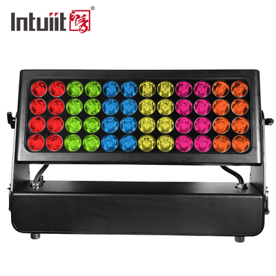 1500W IP65 impermeabile RGBW 4 IN 1 NERO QUADRATO LUCE LED DALLE INFLUENZE PER EVENTI