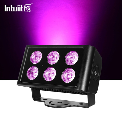 6x5W 4in1 RGBW LED DMX Lampade da parete IP65 all'aperto LED luce a colori di città Stage Performance DJ Party Light