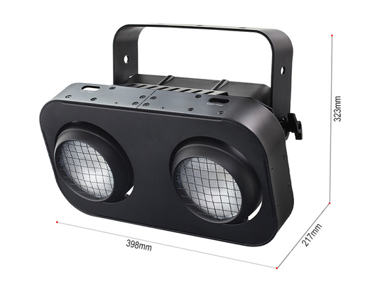 200W RGB Cob Stage LED Audience Blinds Light Caldo / fresco Bianco Corpo in alluminio 2 Occhi Proiezione luci 200W Potenza