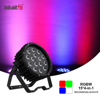 90W RGBW 4in1 par sottile led flat par can light per eventi di dj outdoor