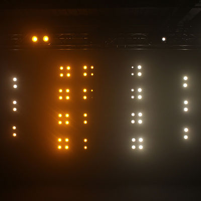 200W RGB 2IN1 DMX COB Par 2x100W 2 Occhi LED Audience Blinder Light 2 Occhi Caldo Cool Bianco Audience Cob Light per bar di matrimonio