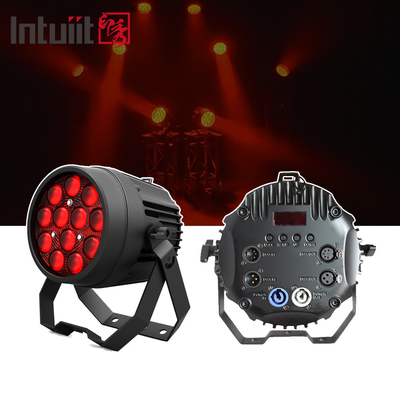 12x10W RGBW 4in1 all'aperto IP65 impermeabile in alluminio fuso pesante Led Par Flat Light