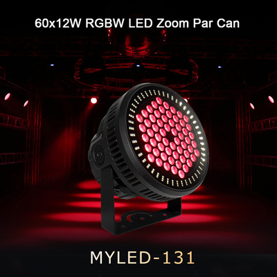 60*12W Rgbw 4In1 Led Par può illuminare 60 pezzi Party Dmx Outdoor Dj Led Par Light