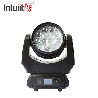 LED Wash Par 4In1 12X10W Zoom Rgbw Led Wash Moving Head Light per l'illuminazione del palcoscenico DJ Disco