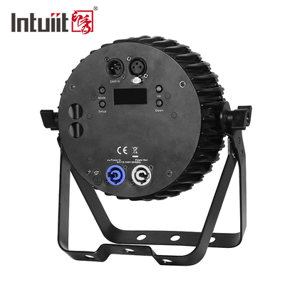 122W LED Party Light Laser DJ Disco KTV Par Lamp DMX 512 Strobe Lighting Effect Cound Attivato Per Natale Bar Club W