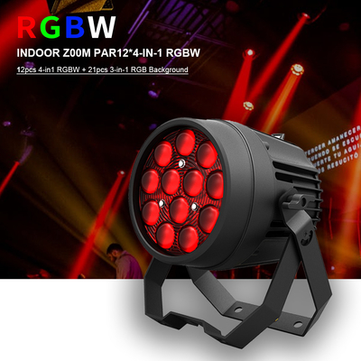12x10W RGBW 4in1 LED Par Light Lampade da palcoscenico per prestazioni ed effetti di illuminazione