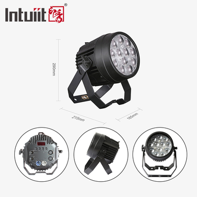 12x10W Potenti luci disco DMX 512 Suono attivato LED Par può luci da palcoscenico