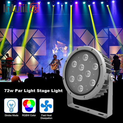IP65 72W RGBW 4 nei riflettori di 1 giardino del LED