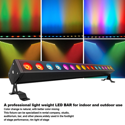 Cassa in alluminio resistente all'acqua ip65 illuminazione esterna 16*5w dmx512 rgbw led wall washer