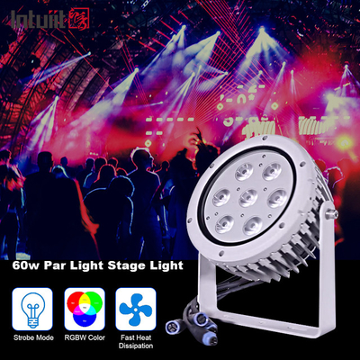 Ip65 all'aperto Dmx 60w Rgbw ha condotto le luci del punto del paesaggio per il giardino