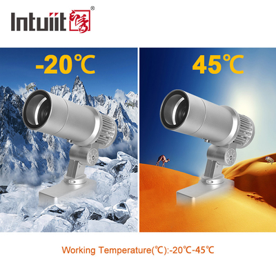 60W proiettore di luce a LED per esterni con logo, display pubblicitario IP65 proiettore gobo per negozi