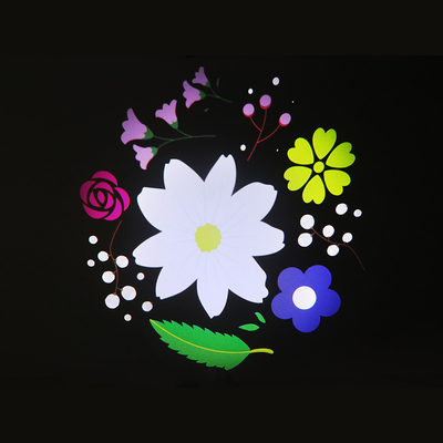Proiettore a Led Gobo 60w Proiettore a cambio colore automatico a Led Lampada di proiezione esterna Gobo Logo personalizzato Luci di benvenuto