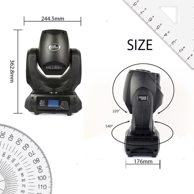 LED 50w Gobo Moving Head Spot Light Stage Light per Club Dj Stage Lighting Party Disco Wedding Event