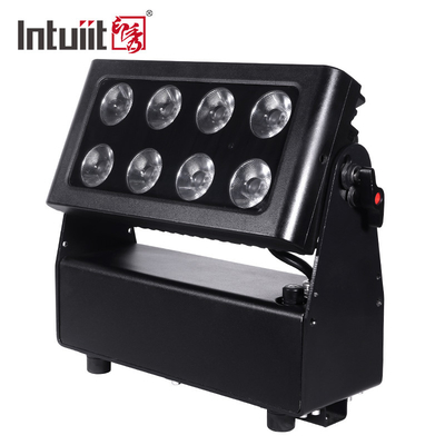 IP65 Waterproof Wall Wash Building Light 8*15W RGBW 4in1 LED all'aperto luce a colori per città