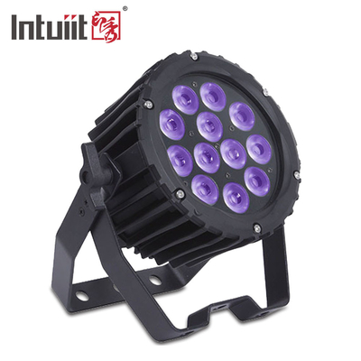 Mini luminaria DMX 12X3W rgbw illuminazione disco led par può luci da palco per dj disco party
