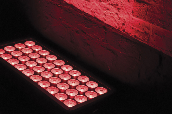 40X10W Natale all'aperto Città Edificio Solare Led Matrice Strobe Wall Wash Up Light Stage City Color Light