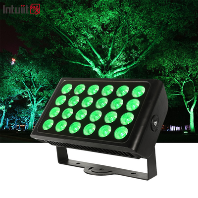 Acque resistenti 24pcs 160w LED Flood Light RGBW 4 In 1 City Color Light 24*10w Outdoor LED Wall Washer Stage Lights
