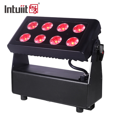8X15W RGBW 4-in-1 LED Uplights Lampade da palco a batteria Lampade DJ Controllo remoto e DMX