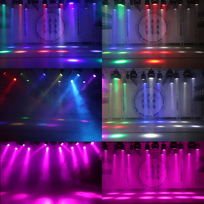 Luce per palcoscenico a LED 19x10W DMX RGBW 4in1 Zoom LED Wash Wall Moving Head Light Per concerto DJ Bar Disco Club