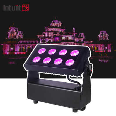 IP65 8x15w RGBW 4in1 LED Inondazione città Color Washer illuminazione per edifici all'aperto