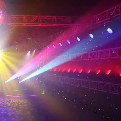 37x10W Zoom Beam Wash Moving Head Light per effetto illuminazione sul palco con LED RGBW 4in1 e DMX Control Dj Disco e nightclub