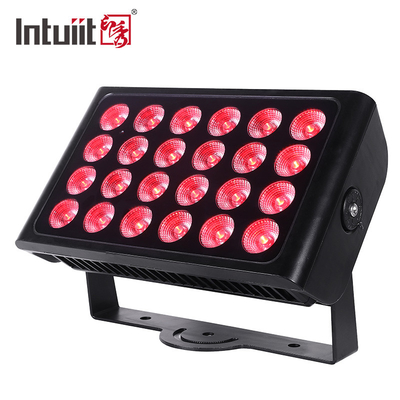 24PCS 10w Acque resistenti Led Wall Washer Light Alta potenza LED Flood Light RGBW LED City Color Light