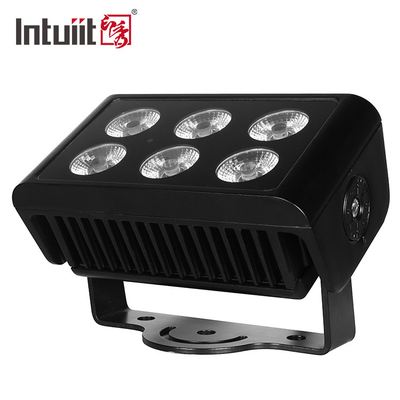 DMX512 6x5W RGBW 4in1 IP65 DJ impermeabile Wedding Stage City Wall Washer Outdoor LED Wash Flood Light