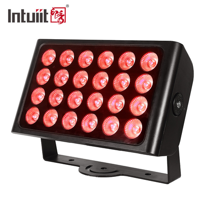 IP65 City Color DMX512 24x10w RGBW Outdoor Led Wall Washer Flood Light