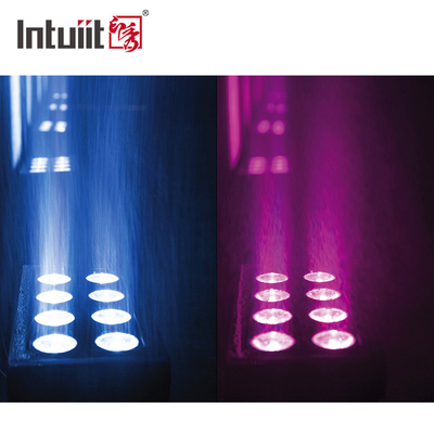 8*15W RGBW 4 in 1 A batteria LED Quadratura Par Luce Esterno Acqueproof Stage Light DMX Control DJ Disco Equipment Illuminazione