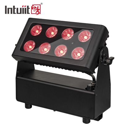 8*15W RGBW 4 in 1 A batteria LED Quadratura Par Luce Esterno Acqueproof Stage Light DMX Control DJ Disco Equipment Illuminazione