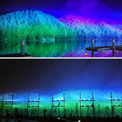 Alta luminosità IP65 1500W RGBW 4IN1 LED DMX Led Wash Light Outdoor LED City Color Architecture Light Led Flood Light
