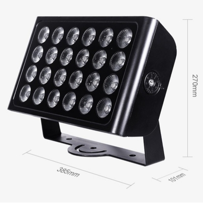 24x10w 4in1 Rgbw Led Outdoor Wall Washer Lampade d'inondazione Giardino Festa di nozze Dj Stage Light
