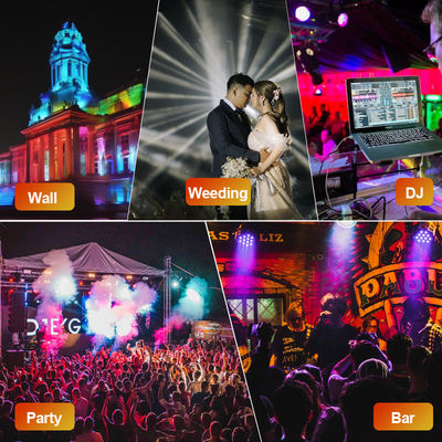 16X 5W RGBW LED Wall Wash Bar DMX512 Controllo Luce lineare per DJ Garden IP65 DMX512 Controllo