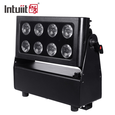Proiettore di illuminazione a colori a batteria impermeabile a batteria senza fili 8X15W RGBW LED Luci a LED