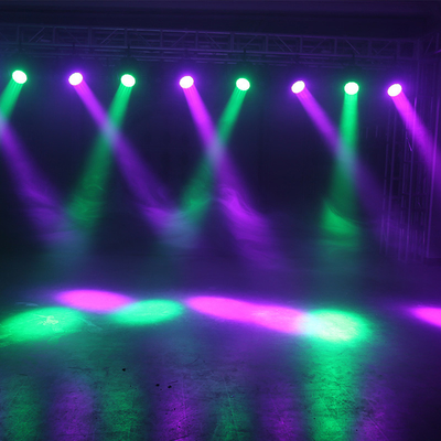Luce mobile 19x15W Zoom Luce DJ RGBW LED Beam Wash Illuminazione Effetto Luce da palco Per Rave Attività Eventi discoteca Show KTV