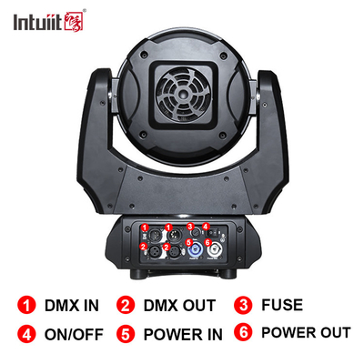 Luce per palcoscenico a LED 19x10W DMX RGBW 4in1 Zoom LED Wash Wall Moving Head Light Per concerto DJ Bar Disco Club