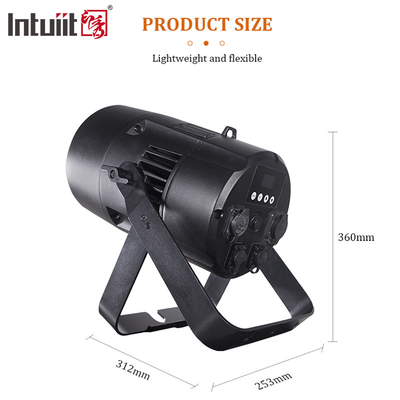 200W COB LED Light Lineare Zoom da 10 a 55 gradi RGBW Sala conferenze Teatro Luce inondazione DMX LED Par