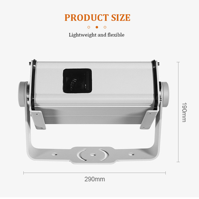 RGBW Colorato LED Tree Light DMX512 Fuoco di fuoco dinamico Sky stellato proiezione laser Lampada per giardino esterno Paesaggio Atmosfera luci