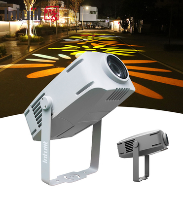 Proiettore Gobo Outdoor 200w Proiettore pubblicitario rotante LED impermeabile IP65 Logo Gobo Proiettore luce