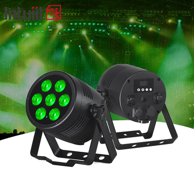 DMX senza fili impermeabile esterno 7x20W RGBWA UV 6in1 IP65 LED Par Light Uplight Esterno