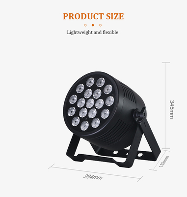 18pcs*20w Led Par Can Light con variabile Rgbwa+Uv 6In1 per il parco a tema DJ Bar Stage