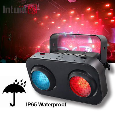 Super luminoso Bianco Caldo 100W Due Occhi 200w Audience Blinder Stage Light COB LED Equipment Illuminazione per eventi di festa