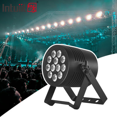 Luci da palcoscenico LED per esterni DMX 12 pezzi * 20W 6 in 1 RGBWA UV Par Light impermeabile per matrimoni / palcoscenici / discoteche / concerti